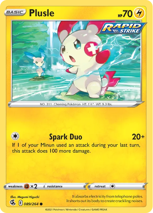 Plusle - Reverse Holo