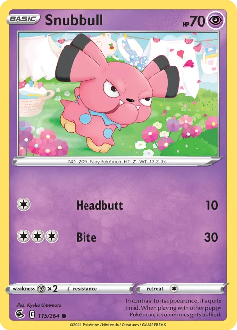 Snubbull - Reverse Holo