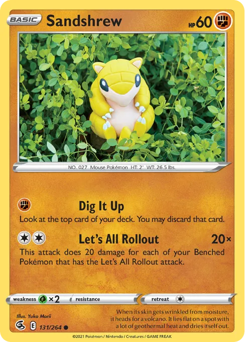 Sandshrew - Reverse Holo