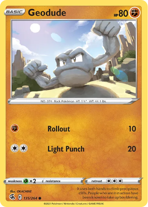 Geodude - Reverse Holo