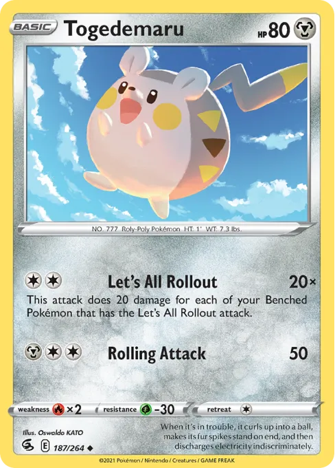 Togedemaru - Reverse Holo