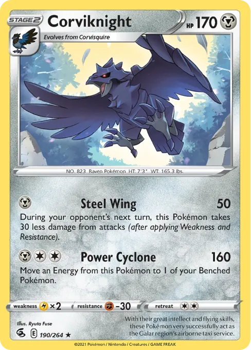 Corviknight - Reverse Holo