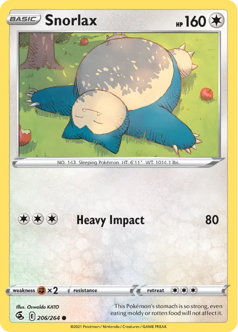 Snorlax - Reverse Holo