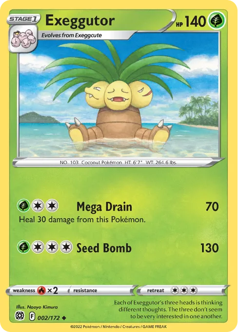 Exeggutor - Reverse Holo