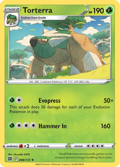 Torterra - Reverse Holo