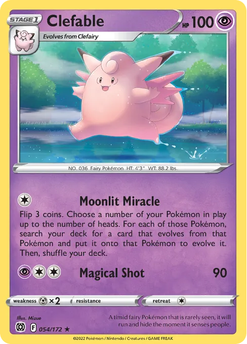 Clefable - Reverse Holo