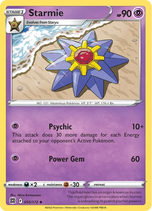Starmie - Reverse Holo