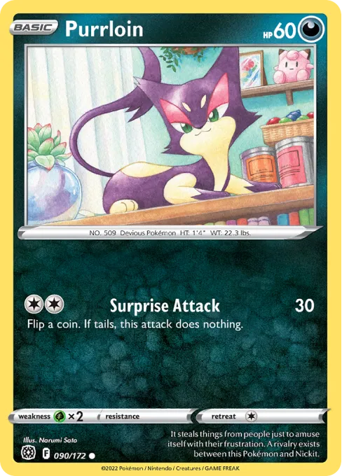 Purrloin - Reverse Holo