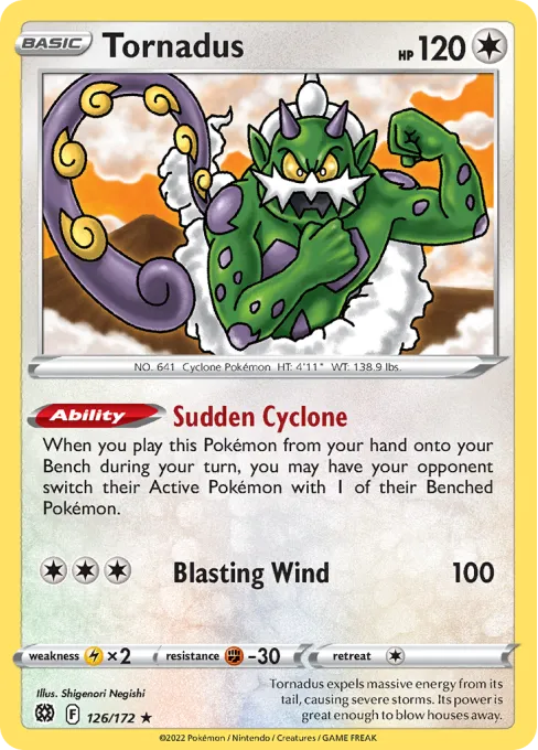 Tornadus - Reverse Holo