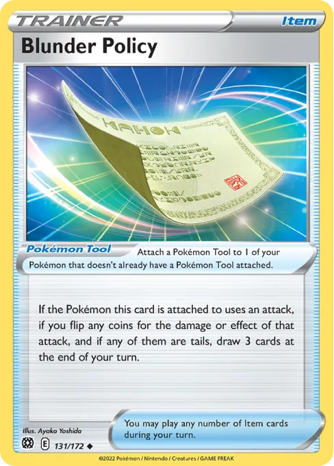 Blunder Policy - Reverse Holo