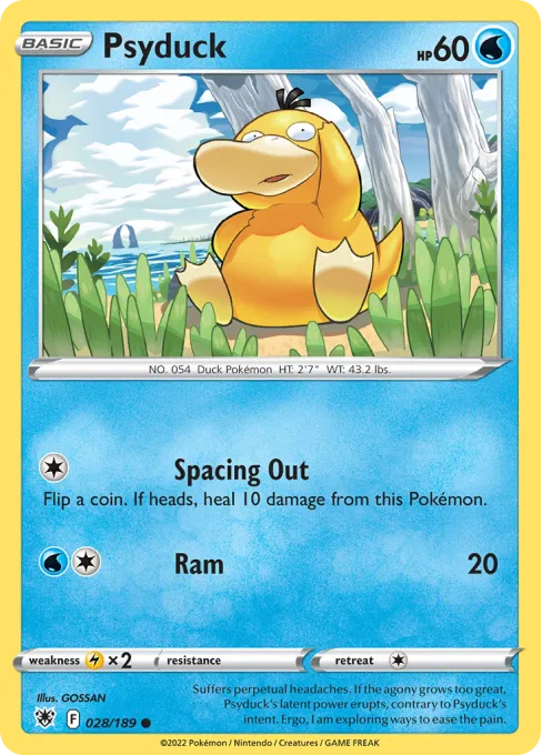 Psyduck - Reverse Holo