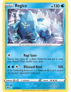 Regice - Reverse Holo