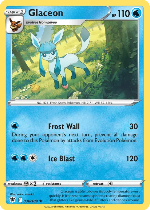Glaceon - Reverse Holo