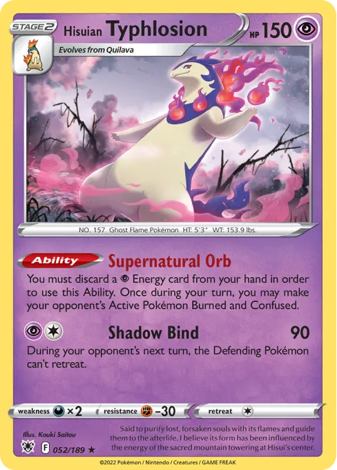 Hisuian Typhlosion - Reverse Holo