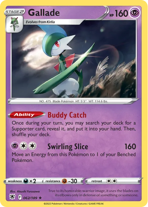 Gallade - Reverse Holo