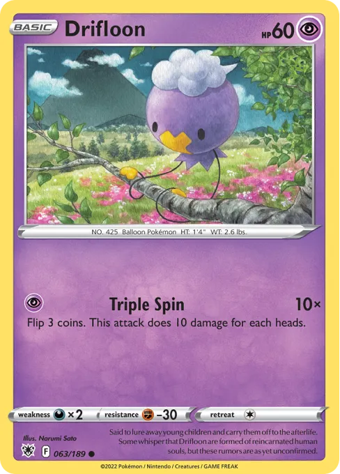 Drifloon - Reverse Holo