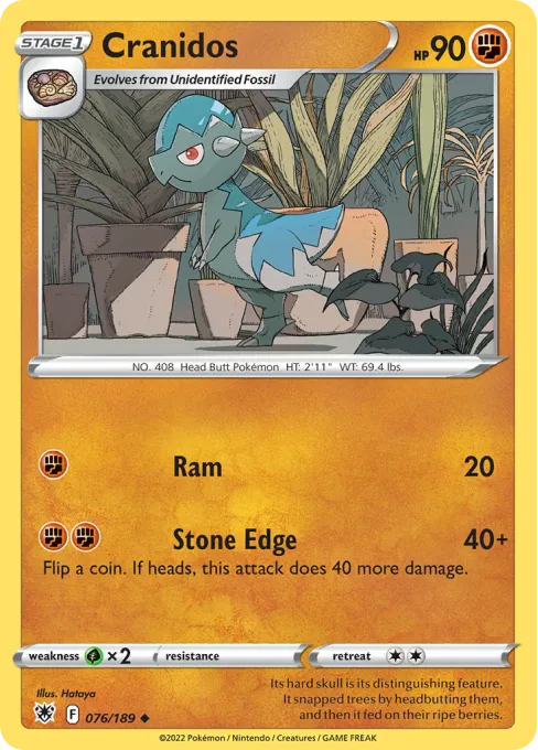 Cranidos - Reverse Holo