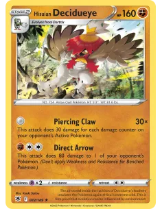 Hisuian Decidueye - Reverse Holo