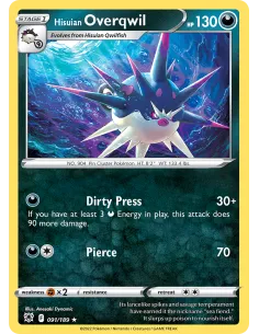 Hisuian Overqwil - Reverse Holo