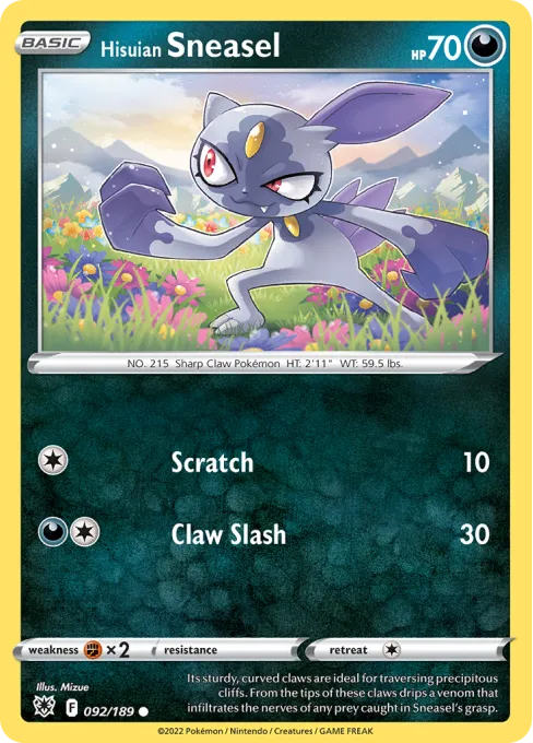 Hisuian Sneasel - Reverse Holo
