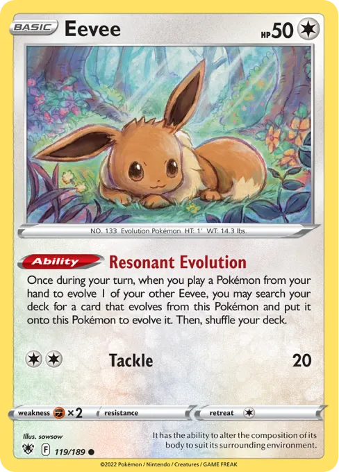Eevee - Reverse Holo