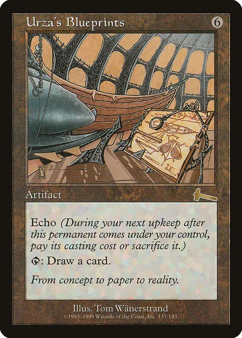 Urza's Blueprints - Foil