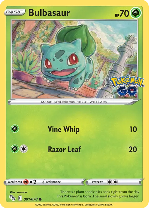 Bulbasaur - Reverse Holo