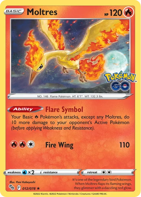 Moltres - Reverse Holo