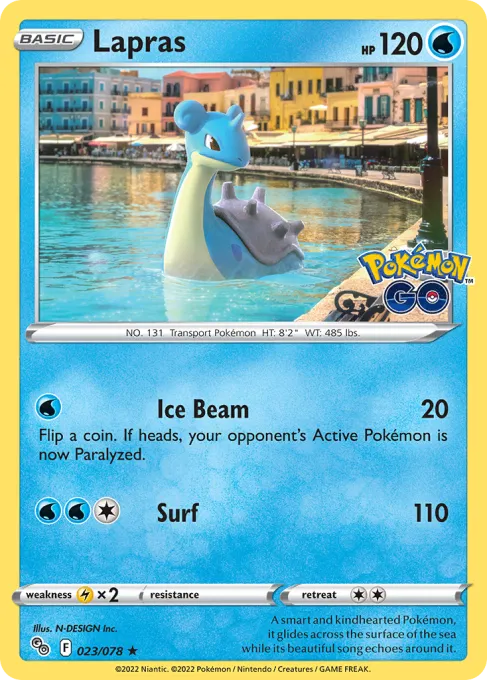 Lapras - Reverse Holo