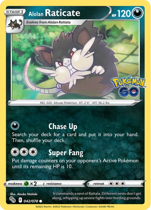 Alolan Raticate - Reverse Holo