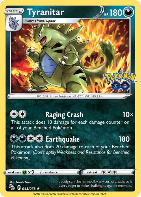 Tyranitar - Reverse Holo