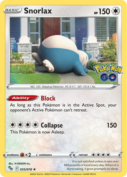 Snorlax - Reverse Holo