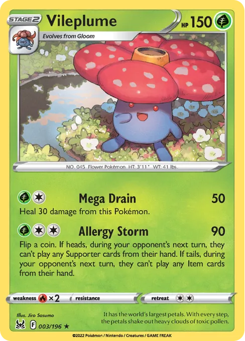 Vileplume - Reverse Holo