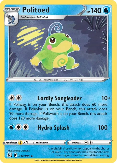 Politoed - Reverse Holo