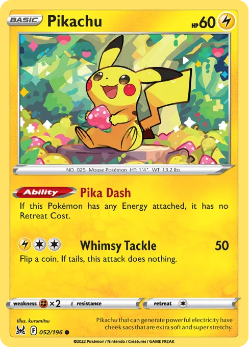Pikachu - Reverse Holo
