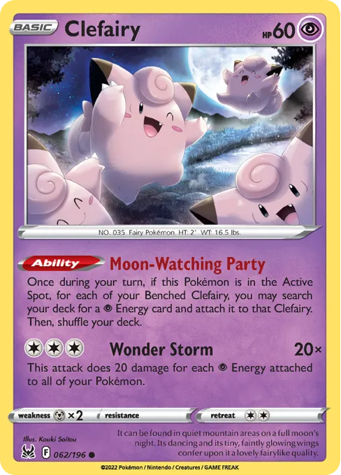 Clefairy - Reverse Holo