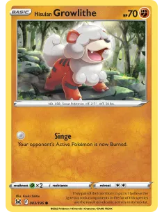 Hisuian Growlithe - Reverse Holo