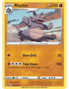 Rhydon - Reverse Holo