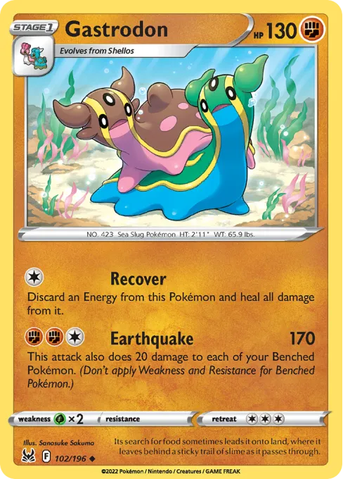 Gastrodon - Reverse Holo