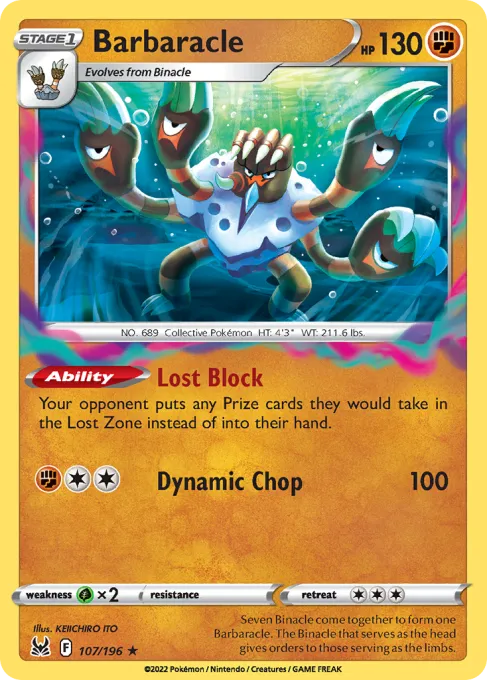 Barbaracle - Reverse Holo