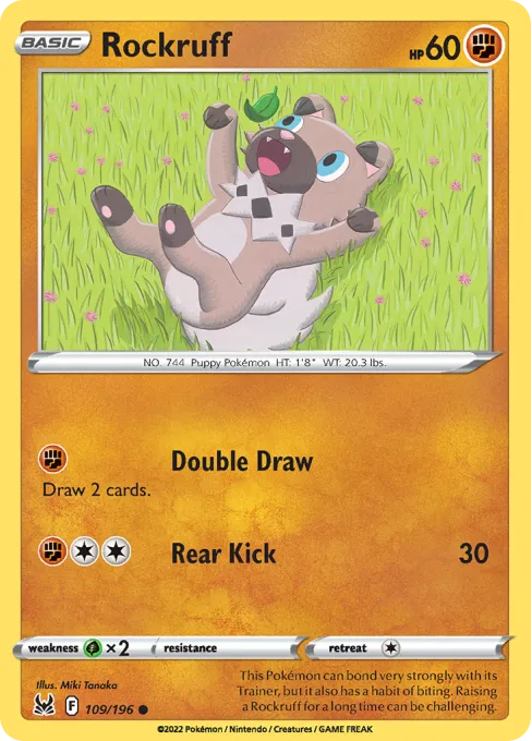 Rockruff - Reverse Holo