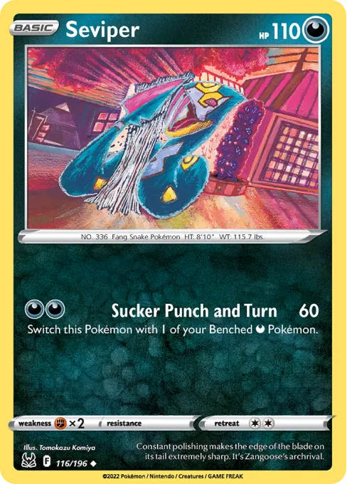 Seviper - Reverse Holo