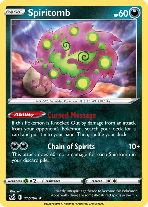 Spiritomb - Reverse Holo