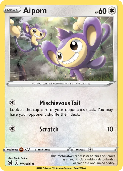 Aipom - Reverse Holo