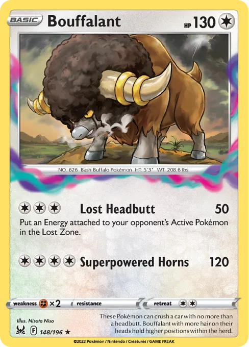 Bouffalant - Reverse Holo