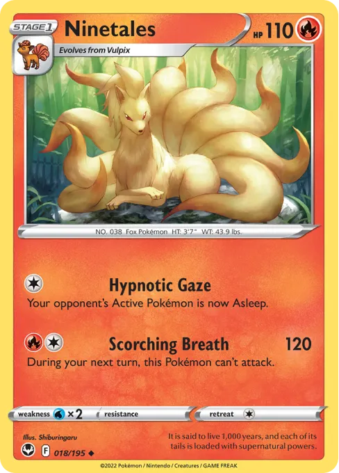 Ninetales - Reverse Holo