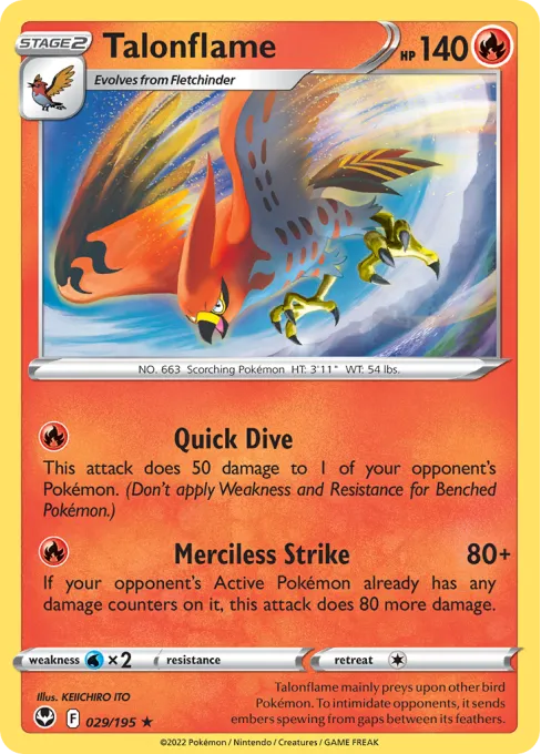 Talonflame - Reverse Holo