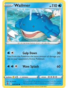 Wailmer - Reverse Holo