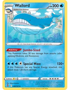 Wailord - Reverse Holo