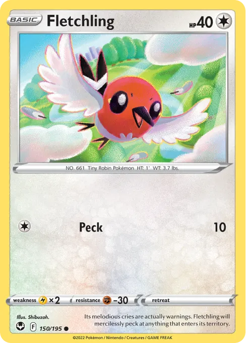 Fletchling - Reverse Holo